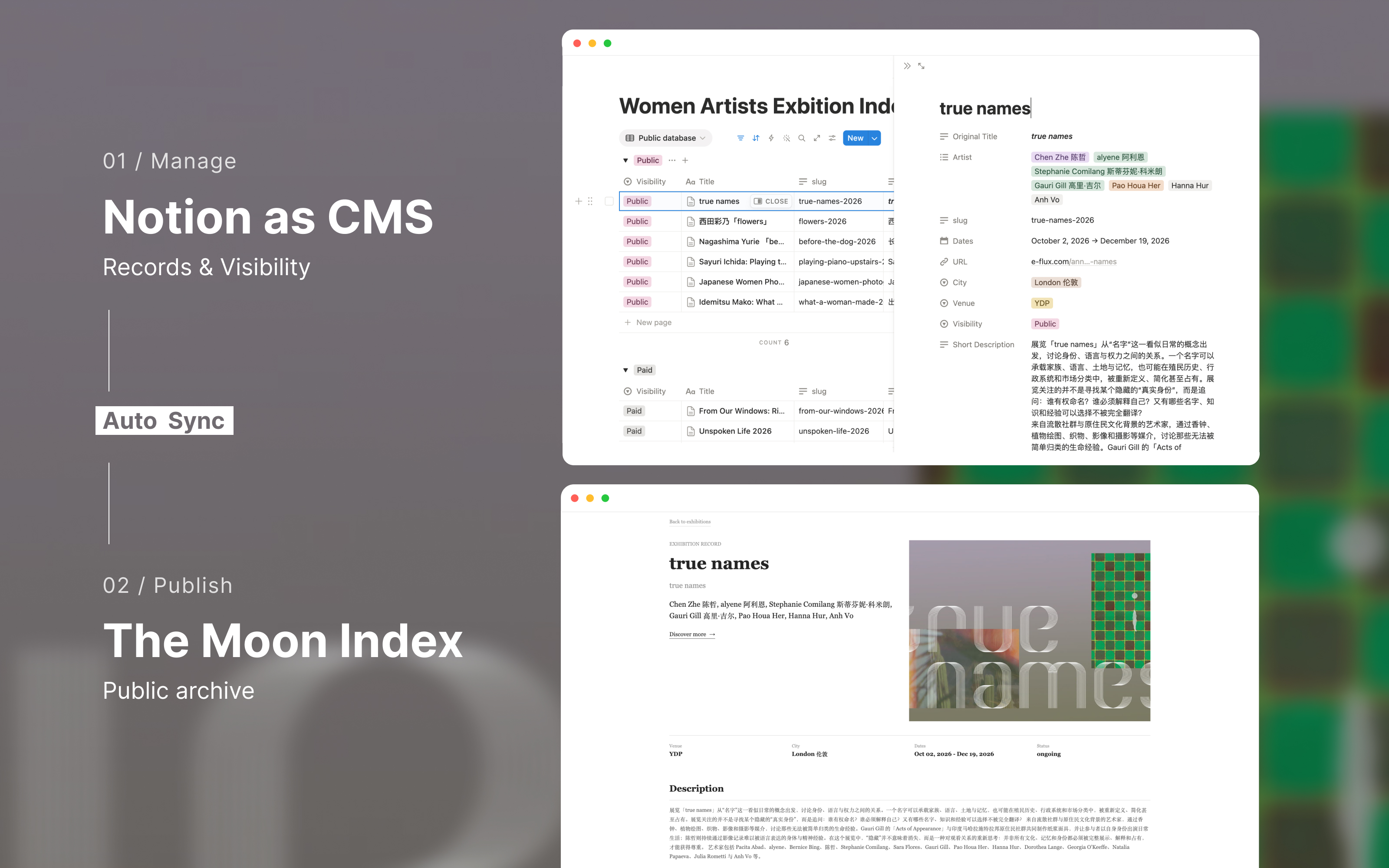 The Moon Index editorial detail